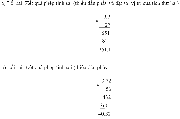 Bài 21: Phép nhân số thập phân (tiết 1) trang 69 vở bài tập Toán 5 - Kết nối tri thức 1 2