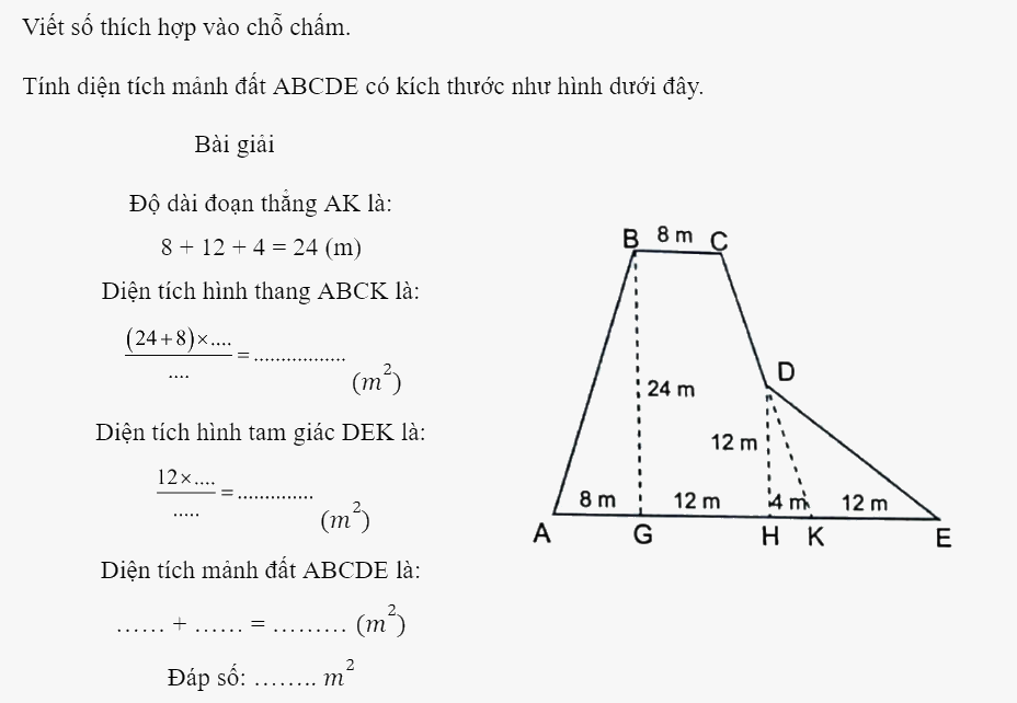 Bài 29: Luyện tập chung (tiết 2) trang 108 vở bài tập Toán 5 - Kết nối tri thức 2