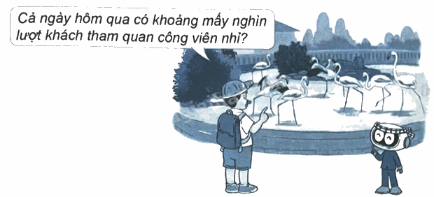 Bài 45: Thực hành và trải nghiệm ước lượng trong tính toán trang 25 Vở thực hành Toán 4 0 1
