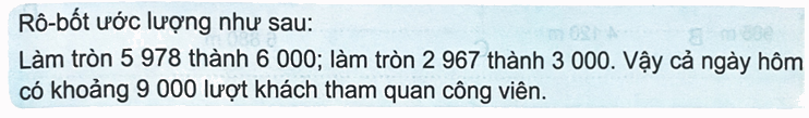 Bài 45: Thực hành và trải nghiệm ước lượng trong tính toán trang 25 Vở thực hành Toán 4 0 2