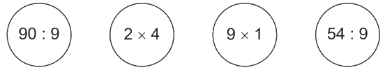 Giải bài 12: Bảng nhân 9, bảng chia 9 (tiết 2) trang 33 vở bài tập Toán 3 - Kết nối tri thức với cuộc sống 6