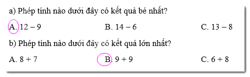 Giải bài 14: Luyện tập chung (tiết 3) trang 55, 56 Vở bài tập toán 2 - Kết nối tri thức với cuộc sống 1 1