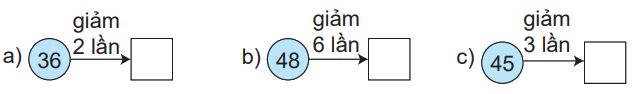 Giải bài 27: Giảm một số đi một số lần (tiết 1) trang 69 vở bài tập Toán 3 - Kết nối tri thức với cuộc sống 1