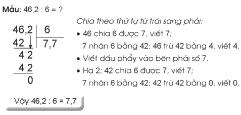 Giải bài 33: Chia một số thập phân cho một số tự nhiên trang 79, 80, 81 vở bài tập Toán 5 - Cánh diều 1 1