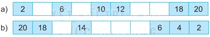 Giải bài 4: Ôn tập bảng nhân 2; 5, bảng chia 2; 5 (tiết 1) trang 11 vở bài tập Toán 3 - Kết nối tri thức với cuộc sống 3