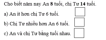 Giải bài: Kiểm tra (trang 79) Vở bài tập toán 2 - Chân trời sáng tạo 17