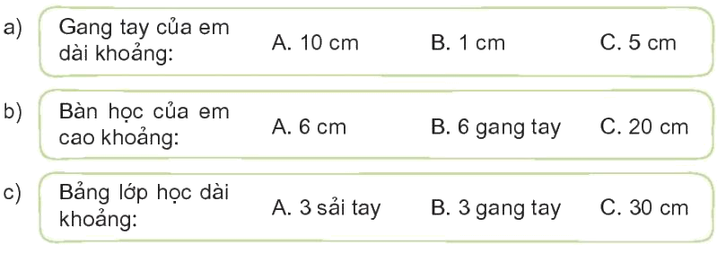 Toán lớp 1 trang 100 bài 40: Ôn tập hình học và đo lường - SGK Kết nối tri thức 8 1