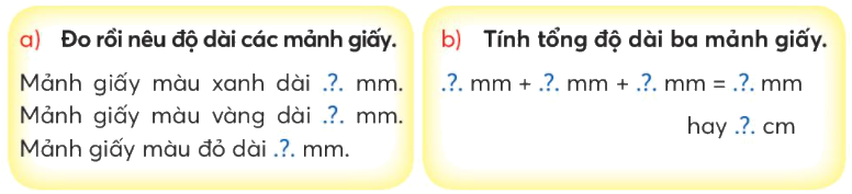 Toán lớp 3 trang 21 - Mi-li-mét - SGK Chân trời sáng tạo 0 2