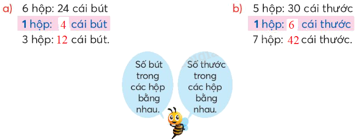 Toán lớp 4 trang 19 - Bài 6: Bài toán liên quan đến rút về đơn vị - SGK Chân trời sáng tạo 0 2