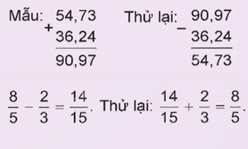 Toán lớp 5 Bài 69. Ôn tập các phép tính với số tự nhiên, phân số, số thập phân - SGK Kết nối tri thức với cuộc sống 4 1